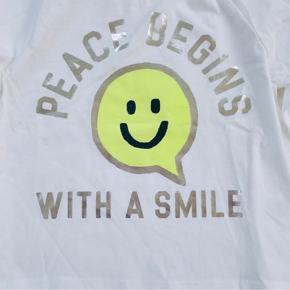 Gymboree Baby Smile White Lightweight Long-sleeve Tee NWT - Picture 5 of 6